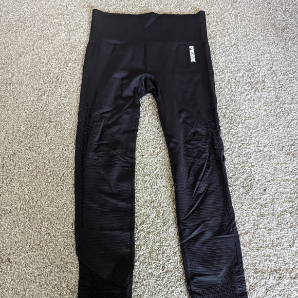 HR Black Gymshark Leggings - Picture 2 of 6